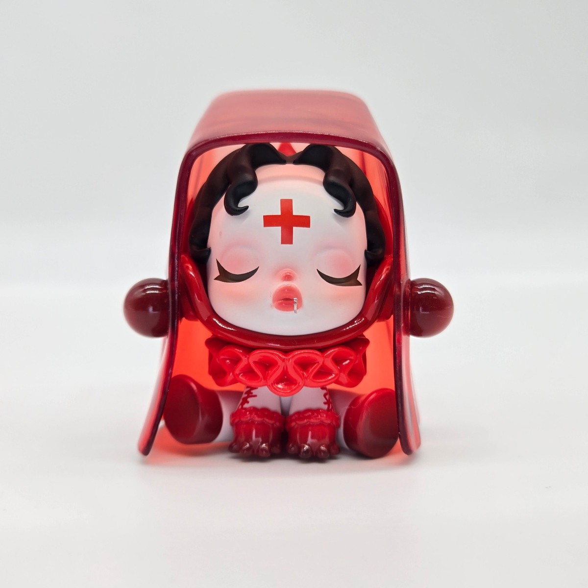 POP MART SKULLPANDA Bloody Knight Secret Chase Ancient Castle Series Figure SKULLPANDA Ancient Castle Xiong Miao GREI Certificate GRA000370475439