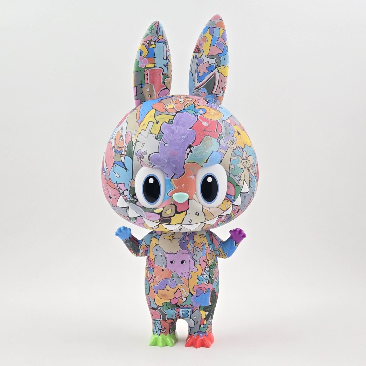 POP MART LABUBU MEGA 400% Tenth Anniversary Figure THE MONSTERS LABUBU Kasing Lung Limited Edition GREI Certificate GRA000132020804