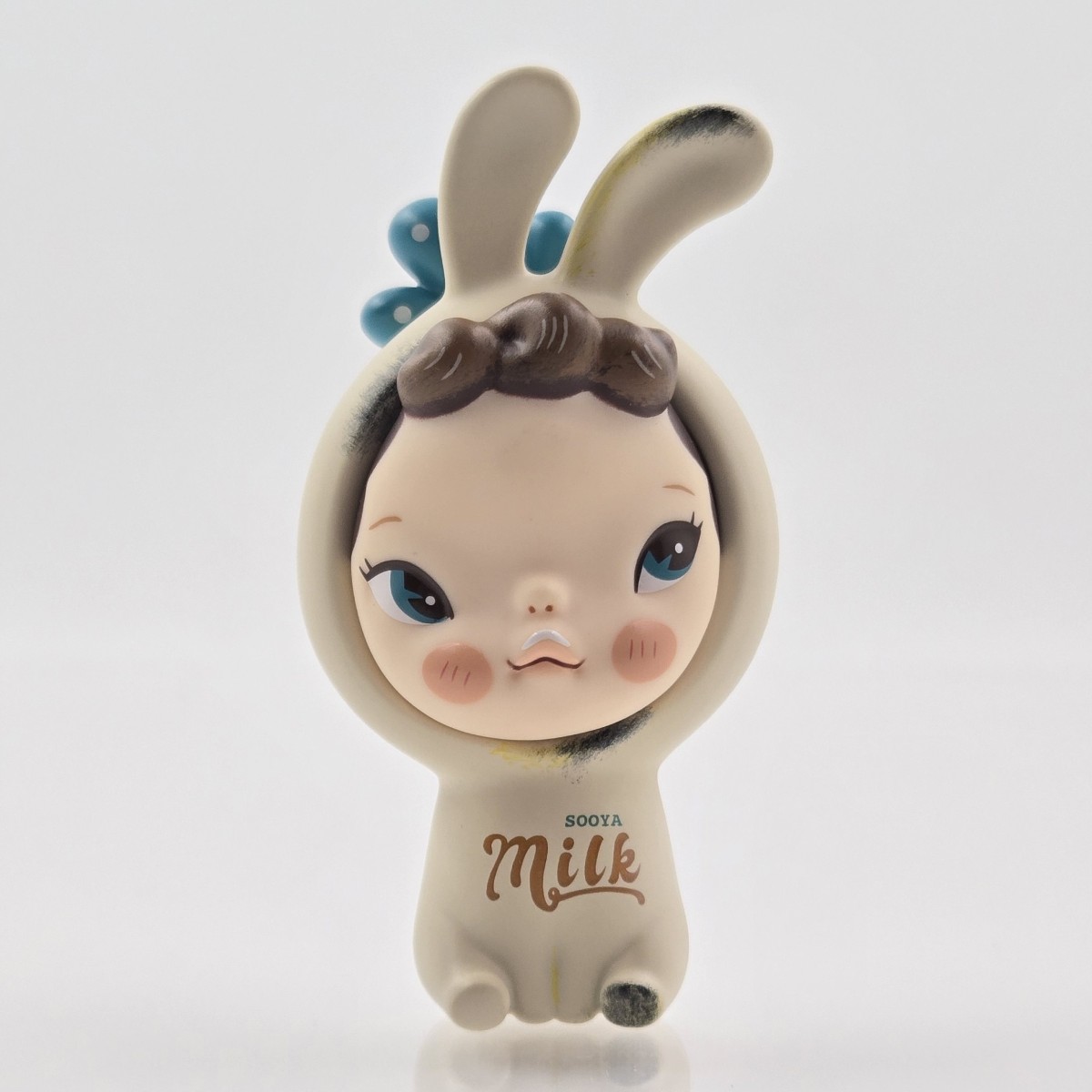 Sooya Studio Sooya Studio Milk Mini Ban Blister Pack Sofubi Figure Mini Ban Milk Mini Ban Kim Sooya Limited Edition GREI Certificate GRA000134535294