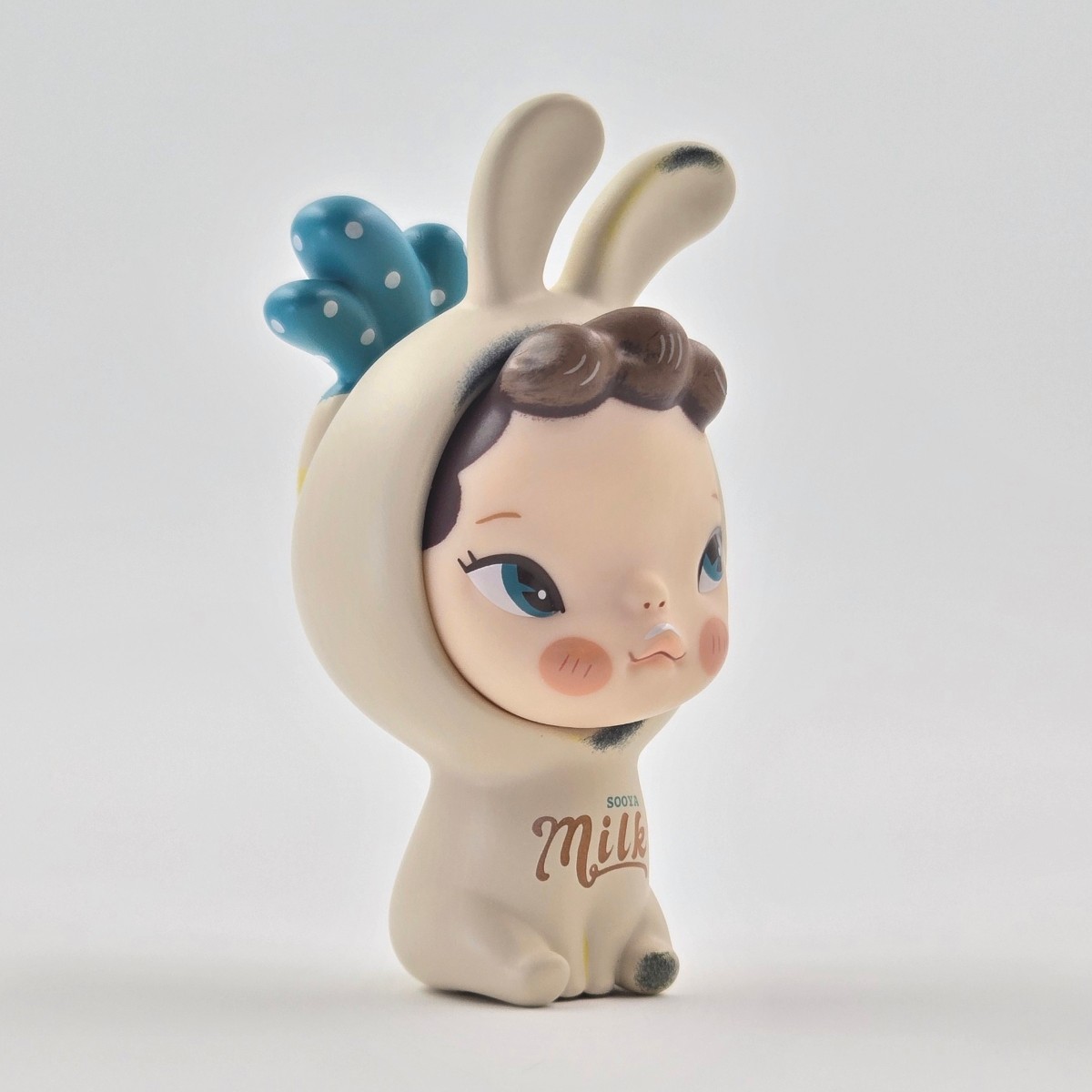 Sooya Studio Sooya Studio Milk Mini Ban Blister Pack Sofubi Figure Mini Ban Milk Mini Ban Kim Sooya Limited Edition GREI Certificate GRA000157094698