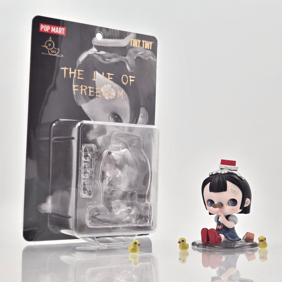 TinyTiny The Lie of Freedom Signed & Remarqued Figure by Artist CJ Yin
