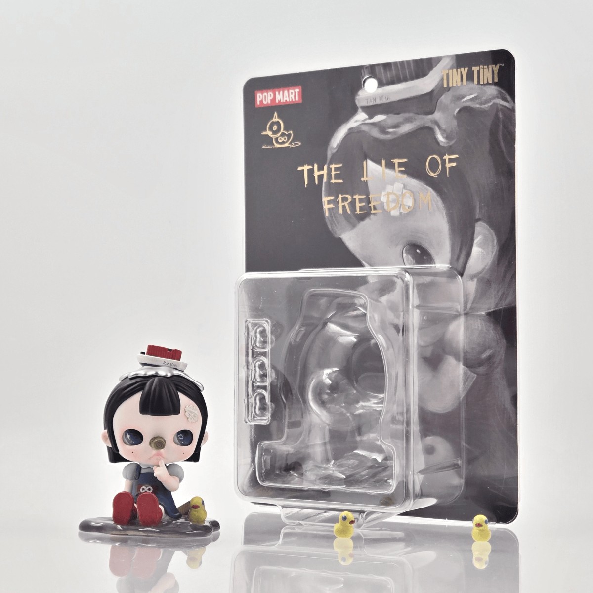 TinyTiny The Lie of Freedom Signed & Remarqued Figure by Artist CJ Yin