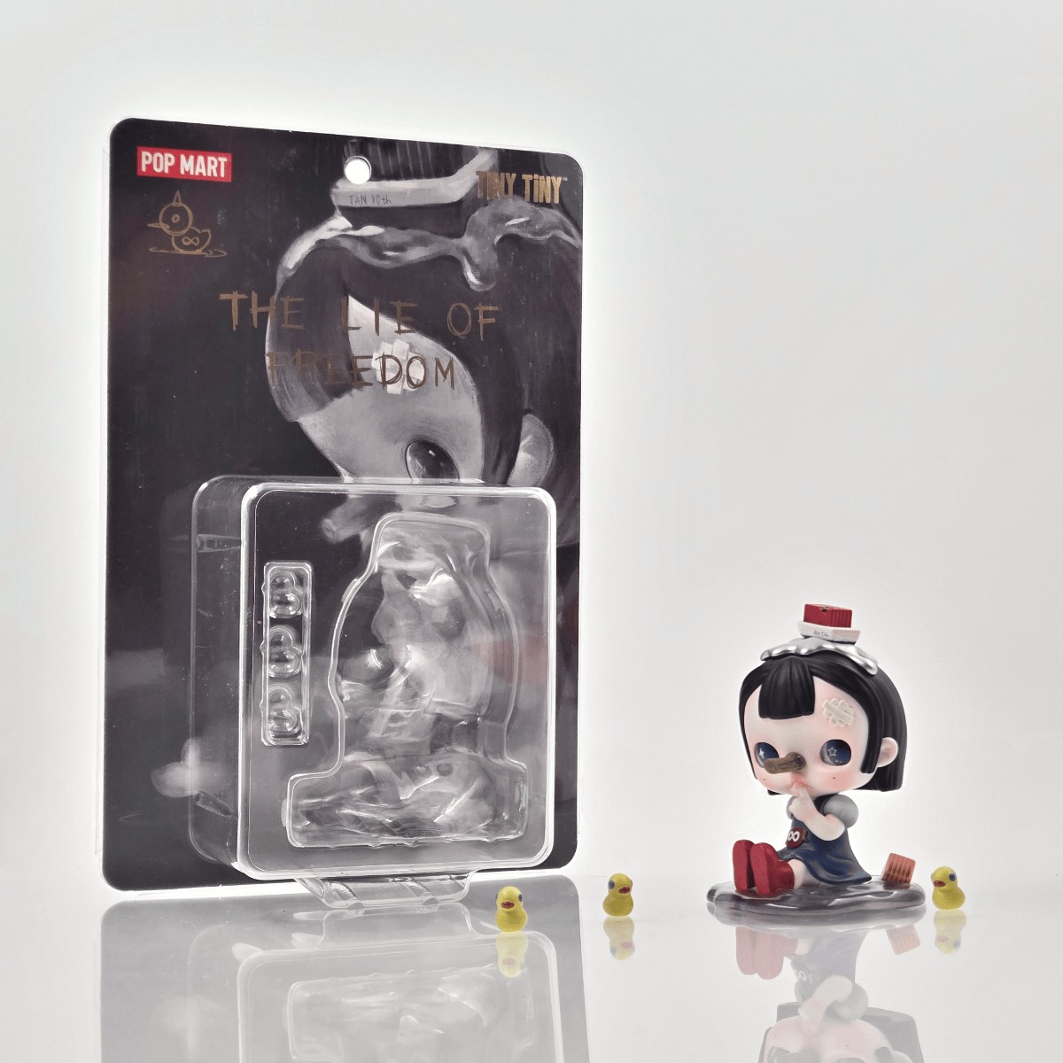 TinyTiny The Lie of Freedom Signed & Remarqued Figure by Artist CJ Yin