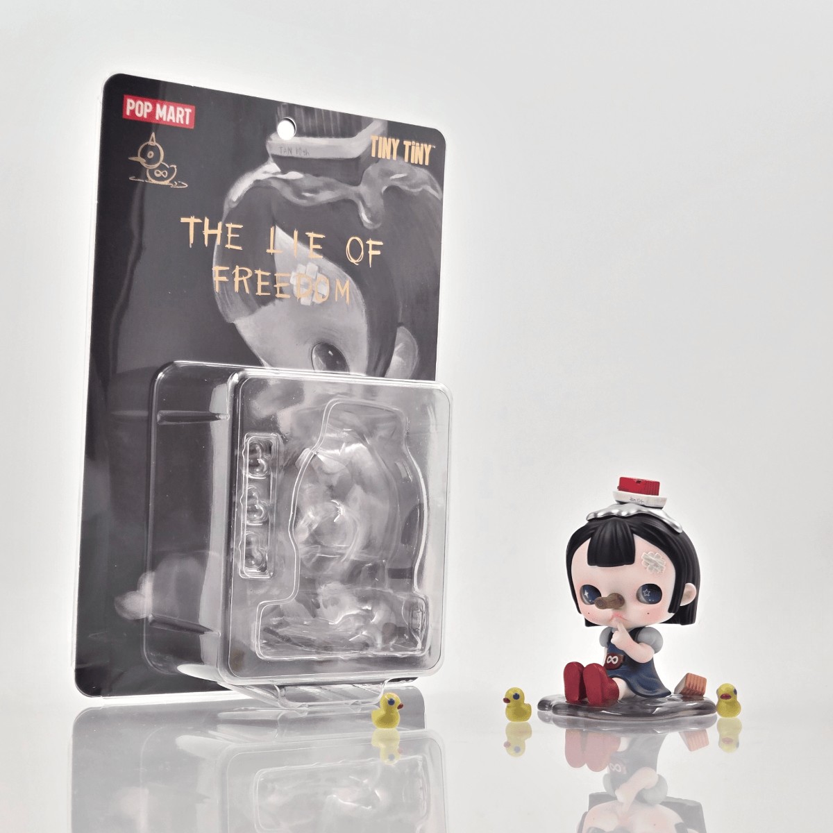 TinyTiny The Lie of Freedom Signed & Remarqued Figure by Artist CJ Yin