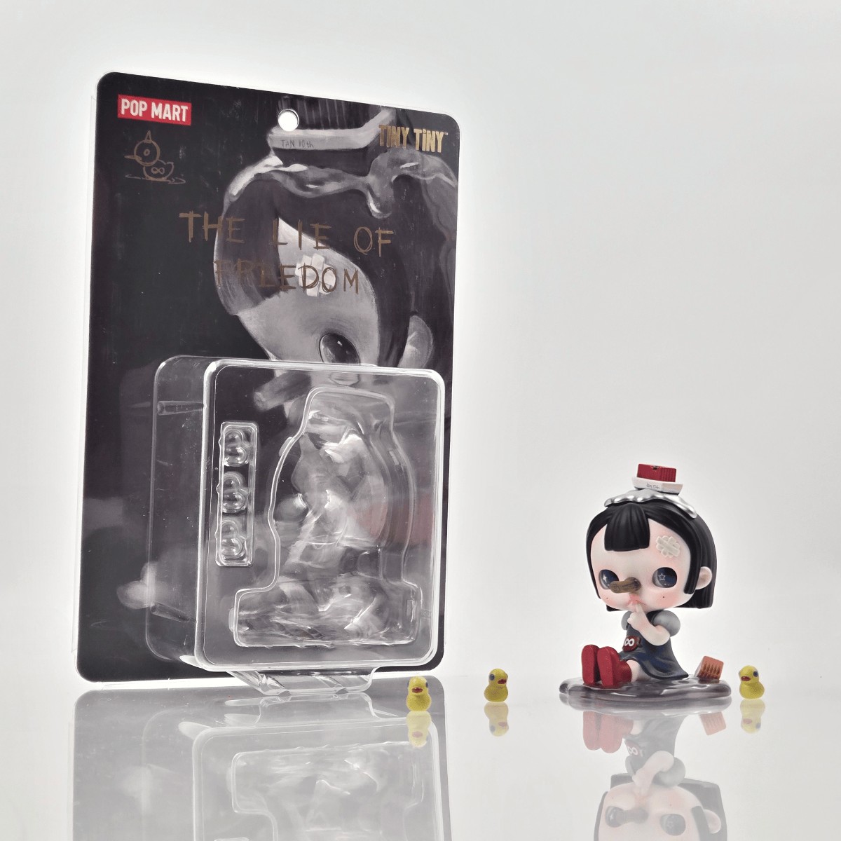 TinyTiny The Lie of Freedom Signed & Remarqued Figure by Artist CJ Yin
