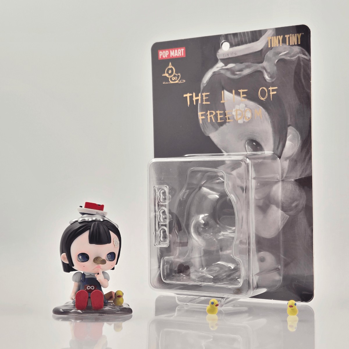 TinyTiny The Lie of Freedom Signed & Remarqued Figure by Artist CJ Yin
